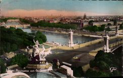 CPM Paris Panorama of the Seine