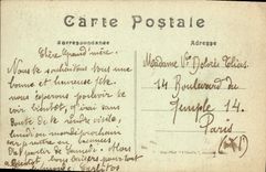 VINTAGE POSTCARD Paris Bois de Boulogne Castle of Longchamps
