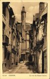 VINTAGE POSTCARD Chinon the Street of Large the carroi
