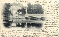 VINTAGE POSTCARD the Dormouse has Montoire