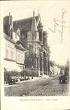 CPA Villeneuve Sur Yonne L'Eglise Facade
