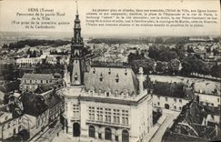 De la VENDIMIA de la POSTAL panorama Sens de las partes norteñas de la ciudad