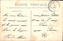 VINTAGE POSTCARD Lormes Seen from of the Railroad