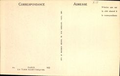 CPA Paris Tour Saint Jacques