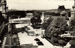 POSTAL MODERNA panorama de París de Tileries