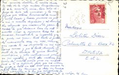 POSTAL MODERNA panorama de París de Tileries