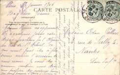 VINTAGE POSTCARD Paris Val de Grâce the Church Seen Interior