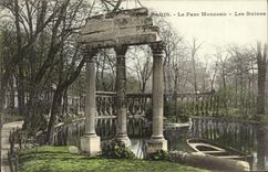 CPA Paris Le Parc Monceau Les Ruines