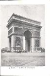 CPA Paris L'Arc De Triomphe