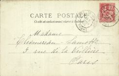 VINTAGE POSTCARD Joigny Walk Of the Email