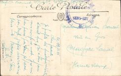 POSTAL Sens Quay de la VENDIMIA del matadero