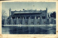 CPA Exposition Coloniale Internationale Paris 1931 Afrique occidentale Francaise Le restaurant 