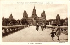 CPA Exposition Coloniale Internationale Paris 1931 temple d'Angkor Vat
