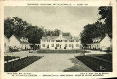 CPA Exposition Coloniale Internationale Paris 1931 Section Etats Unis Mont Vernon Washington 