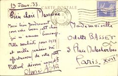 VINTAGE POSTCARD Exposition Colonial International Paris 1931 Carries of Neuilly