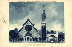 CPA Exposition Coloniale Internationale Paris 1931 Les missions catholiques