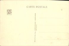 VINTAGE POSTCARD Fair Colonial International Paris 1931 Section Tunisian Sight on the public place the coffee Moor