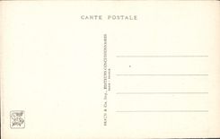 VINTAGE POSTCARD Fair Colonial International Paris 1931 Cameroun Togo Detail of the entry of the hunting lodge