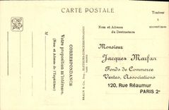 De la VENDIMIA de la POSTAL interior internacional colonial 1931 de Cour de la cuba de París Angkor favorablemente