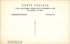 CPA Exposition Coloniale Internationale Paris 1931 Route de ceinture du lac