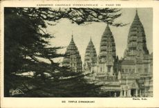 CPA Exposition Coloniale Internationale Paris 1931 Temple d'Angkor Vat 