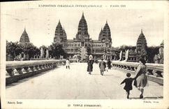 CPA Exposition Coloniale Internationale Paris 1931 Temple d'Angkor Vat