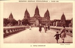 CPA Exposition Coloniale Internationale Paris 1931 Temple d'Angkor Vat