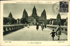 CPA Exposition Coloniale Internationale Paris 1931 Temple d'Angkor Vat