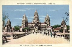 CPA Exposition Coloniale Internationale Paris 1931 Temple d'Angkor VAt