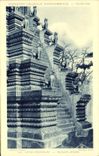 CPA Exposition Coloniale Internationale Paris 1931 Temple d'Angkor Vat Escalier lateral