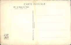 VINTAGE POSTCARD Fair Colonial International Of Paris the Fountain Of Totems