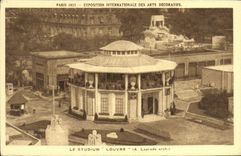 CPA Paris Exposition Internationale Des Arts Decortifs Le Studium Louvre