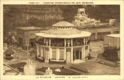 CPA Paris Exposition Internationale Des Arts Decoratifs Le Studium Louvre