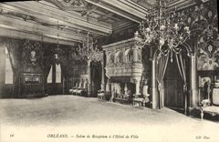 CPA Orleans Salon De Reception A l'Hotel De Ville