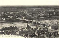 CPA Orleans Vue Sur La Loire