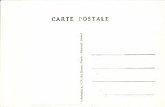 La POSTAL de la VENDIMIA una esquina de los días antiguos cubrió con paja las cabañas en las islas de Menefrier