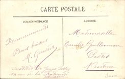 VINTAGE POSTCARD Auxerre the Tower Of the Clock