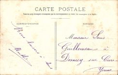 VINTAGE POSTCARD Joigny Seen from Of the Old Road of Auxerre