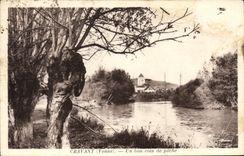 VINTAGE POSTCARD Cravant a Good Corner Of Fishing