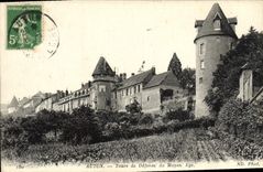 VINTAGE POSTCARD Autun Defensive towers Of the Middle Ages
