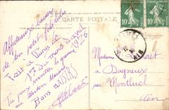 VINTAGE POSTCARD Cluny Frontage Of the Palate Of the Gelase Pope