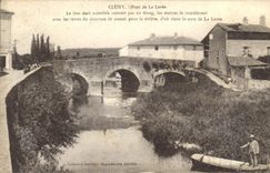 VINTAGE POSTCARD Cluny Bridge Of the Lifting