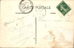 VINTAGE POSTCARD Mason Seen On the Bridge St Laurent Boat