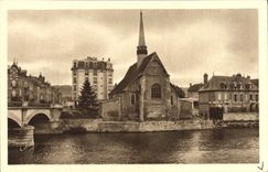 POSTAL de la VENDIMIA Sens la iglesia Mauricio santo