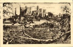 VINTAGE POSTCARD Picturesque Poitou Chauvigny the Baronial Castles And of Harcourt