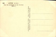 VINTAGE POSTCARD Autun Turn Of the Prisoners And Ds Ursulines