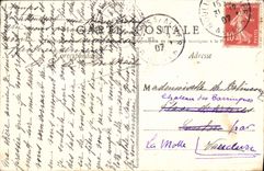 Paladar de Nevers de la POSTAL de la VENDIMIA y lugar ducales de la república