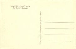 VINTAGE POSTCARD Ancient Autun the Romain Theater