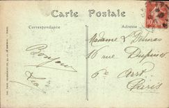 VINTAGE POSTCARD Joigny the Stopping D' Epizy And the Dimension Jacques Saint