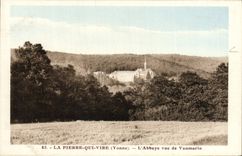 CPA La Pierre Qui Vire L'Abbaye Vue De Vaumarin